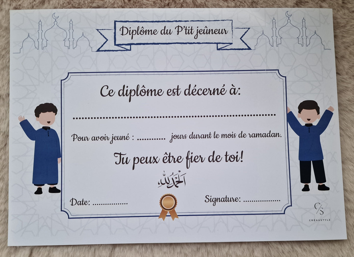 DIPLÔME DU PETIT JEÛNEUR